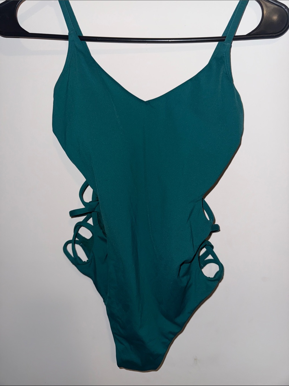 Billabong Teal Women’s One-Piece Swimsuit with Side Cutouts